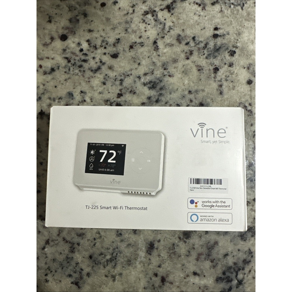 NIP VINE TJ-225 SMART Wi-Fi  PROGRAMMABLE THERMOSTAT NEW